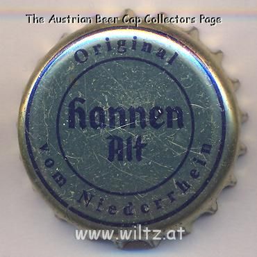 Beer cap Nr.6546: Hannen Alt produced by Hannen Brauerei GmbH/Mönchengladbach