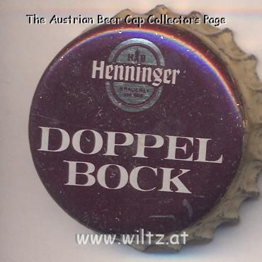 Beer cap Nr.6553: Doppel Bock produced by Henninger/Frankfurt