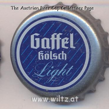 Beer cap Nr.6570: Gaffel Kölsch Light produced by Privatbrauerei Gaffel Becker & Co./Köln