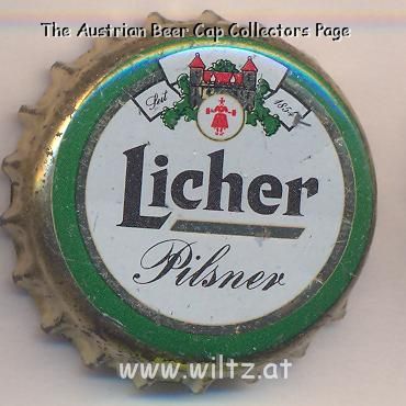 Beer cap Nr.6572: Licher Pilsner produced by Licher Privatbrauerei Ihring-Melchior KG/Lich