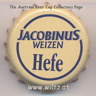 Beer cap Nr.6645: Jacobinus Hefeweizen produced by Eschweger Klosterbrauerei GmbH/Eschwege