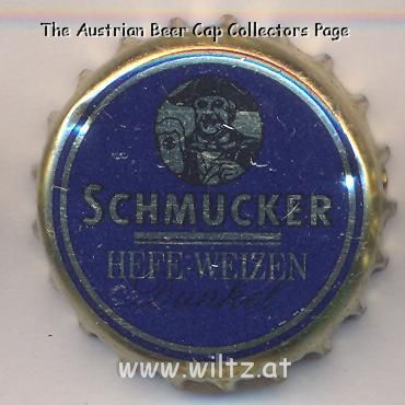 Beer cap Nr.6682: Schmucker Hefeweizen produced by Schmucker/Mossautal