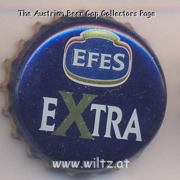 Beer cap Nr.6880: Efes Extra produced by Ege Biracilik ve Malt Sanayi/Izmir