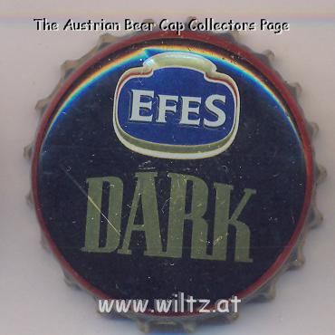 Beer cap Nr.6881: Efes Dark produced by Ege Biracilik ve Malt Sanayi/Izmir