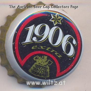 Beer cap Nr.7007: 1906 Extra produced by San Miguel/Barcelona