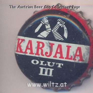 Beer cap Nr.7032: Karjala Olut III produced by Karjala Olutta/Helsinki