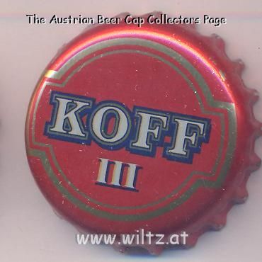 Beer cap Nr.7034: Koff III produced by Oy Sinebrychoff Ab/Helsinki