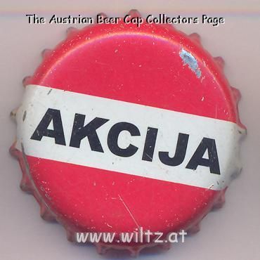 Beer cap Nr.7053: Akcija produced by AS Lacplesis alus/Lielvalde