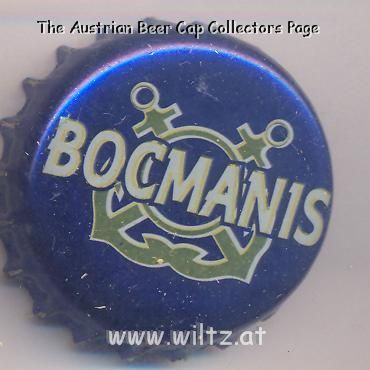 Beer cap Nr.7081: Bocmanis produced by A/S Cesu Alus/Cesis