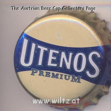 Beer cap Nr.7090: Premium produced by Utenos Alus/Utena