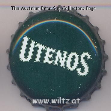 Beer cap Nr.7091: Utenos Pilsener produced by Utenos Alus/Utena