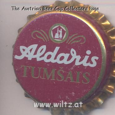Beer cap Nr.7107: Tumsais produced by Aldaris/Riga