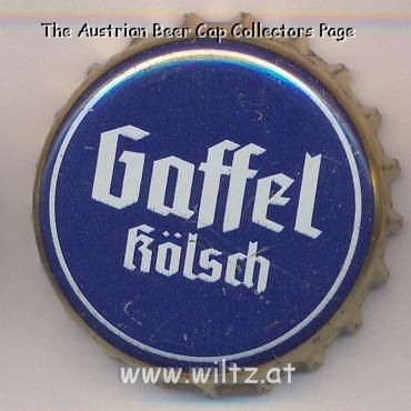 Beer cap Nr.7184: Gaffel Kölsch produced by Privatbrauerei Gaffel Becker & Co./Köln