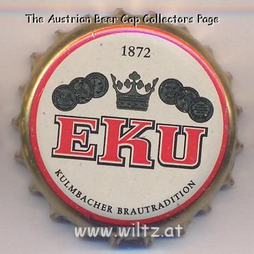 Beer cap Nr.7253: EKU produced by Erste Kulmbacher Actienbrauerei AG/Kulmbach