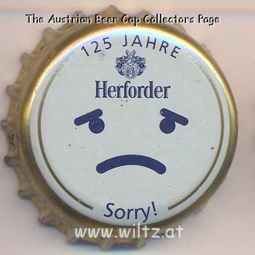 Beer cap Nr.7284: Herforder produced by Brauerei Felsenkeller/Herford