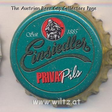 Beer cap Nr.7319: Einsiedler Privat Pils produced by Einsiedler Brauhuas GmbH Privatbrauerei/Einsiedel