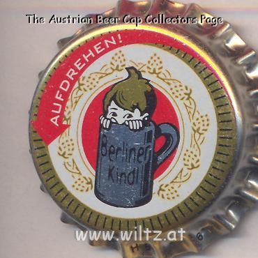 Beer cap Nr.7348: Berliner Kindl produced by Berliner Kindl Brauerei AG/Berlin