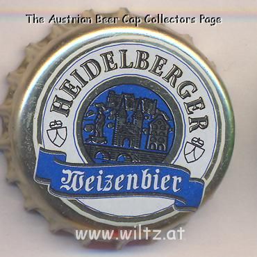 Beer cap Nr.7360: Heidelberger Weizenbier produced by Heidelberger Brauerei/Heidelberg