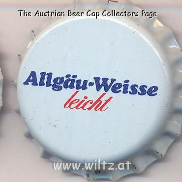 Beer cap Nr.7372: Allgäu-Weisse Leicht produced by Clemens Härle/Leutkirch
