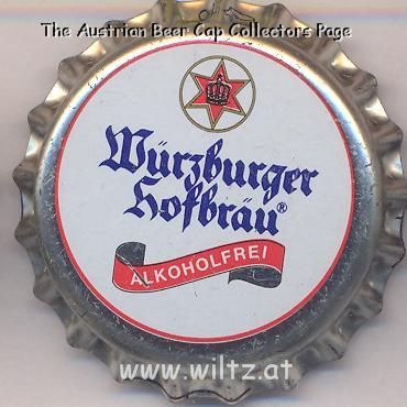 Beer cap Nr.7389: Würzburger Hofbräu Alkoholfrei produced by Würzburger Hofbräu/Würzburg
