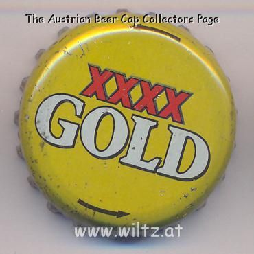 Beer cap Nr.7461: XXXX Gold produced by Castlemaine Perkins Ltd/Brisbane