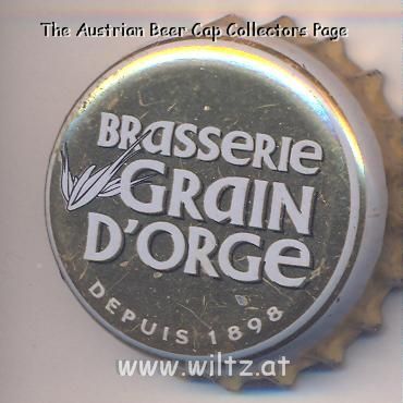 Beer cap Nr.7552: Grain D'Orge produced by Brasserie Jeanne D'arc/Ronchin Lille