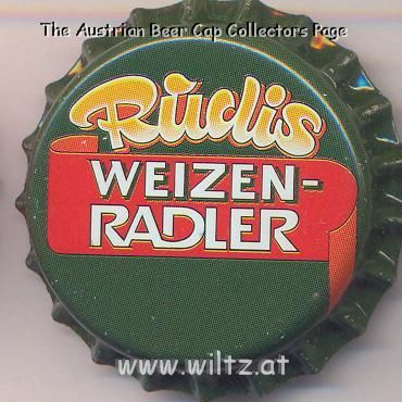 Beer cap Nr.7611: Rudis Weizenradler produced by Fürstl. Brauerei Schloss Wächtersbach/Wächtersbach