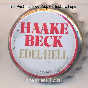 Beer cap Nr.7620: Haake Beck Edel Hell produced by Haake-Beck Brauerei AG/Bremen