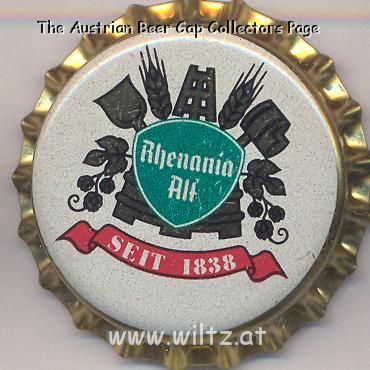 Beer cap Nr.7658: Rhenania Alt produced by Privat-Brauerei Rhenania Robert Wirichs KG/Krefeld