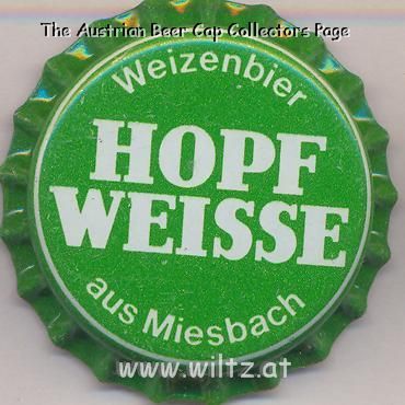 Beer cap Nr.7662: Hopf Weisse produced by Weissbier Brauerei Hopf Hans KG/Miesbach