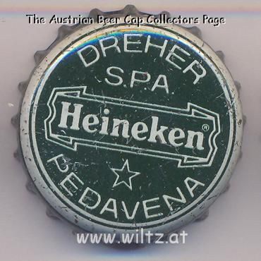 Beer cap Nr.7749: Heineken produced by Dreher/Pedavena
