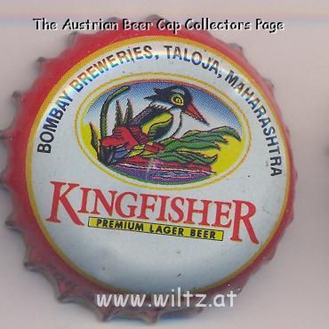 Beer cap Nr.7762: Kingfisher Premium Lager Beer produced by Bombay Breweries/Taloja