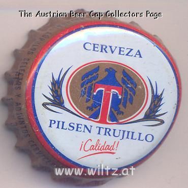 Beer cap Nr.7784: Pilsen Trujillo produced by Cerveceria Backus Y Johnston/Lima