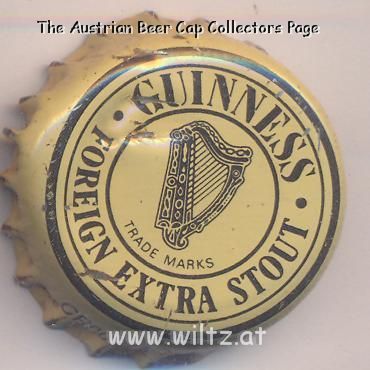 Beer cap Nr.7791: Guinness Foreign Extra Stout produced by Arthur Guinness Son & Company/Dublin