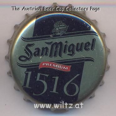 Beer cap Nr.7820: 1516 Premium produced by San Miguel/Barcelona