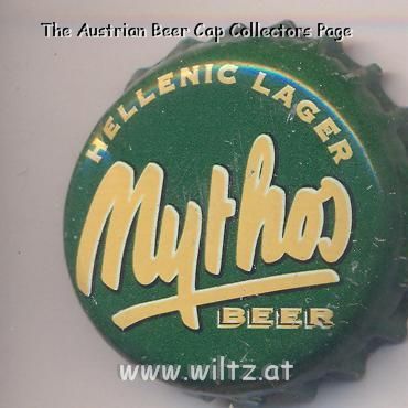 Beer cap Nr.8012: Mythos produced by Northern Greece Breweries/Salonicco