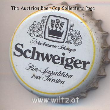 Beer cap Nr.8028: Schweiger Bräu produced by Privatbrauerei Schweiger/Markt Schwaben