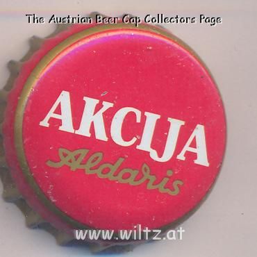 Beer cap Nr.8040: Aldaris Akcija produced by Aldaris/Riga