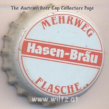 Beer cap Nr.8076: Hasenbräu produced by Hasenbräu/Augsburg