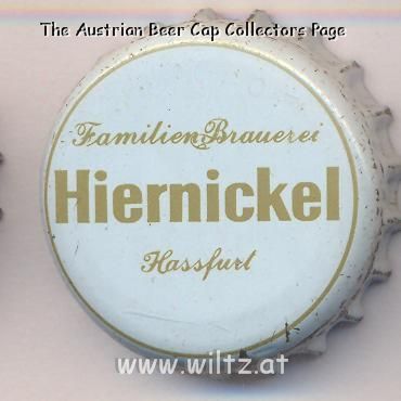 Beer cap Nr.8083: Hiernickel Bräu produced by Familien Brauerei Hiernickel/Hassfurt