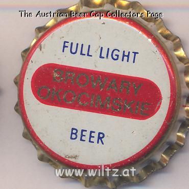 Beer cap Nr.8334: Full Light Beer produced by Okocimski Zaklady Piwowarskie SA/Brzesko - Okocim
