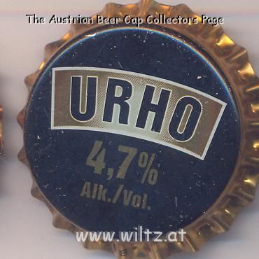 Beer cap Nr.8377: Urho 4,7 produced by Oy Hartwall Ab/Helsinki