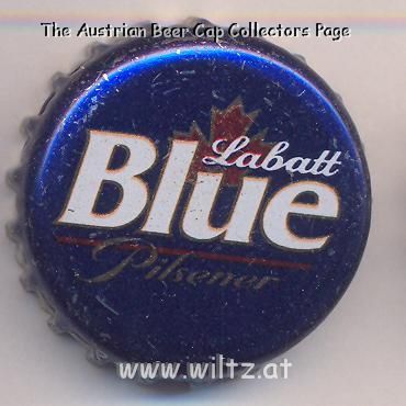 Beer cap Nr.8408: Blue Pilsener produced by Labatt Brewing/Ontario