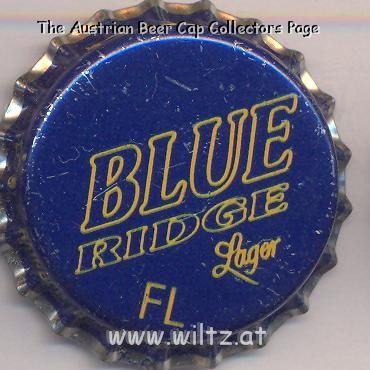 Beer cap Nr.8416: Blue Ridge Lager produced by Rainbow Ridge Brewery/Marietta