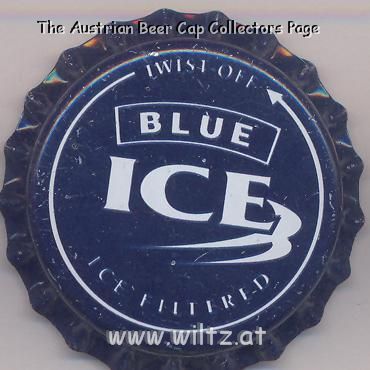Beer cap Nr.8447: Blue Ice produced by San Miguel/Manila