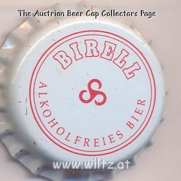 Beer cap Nr.8547: Birell produced by Hürlimann/Zürich