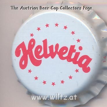 Beer cap Nr.8554: Helvetia produced by Brauerei Schützengarten AG/St. Gallen