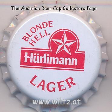 Beer cap Nr.8584: Lager Hell produced by Hürlimann/Zürich
