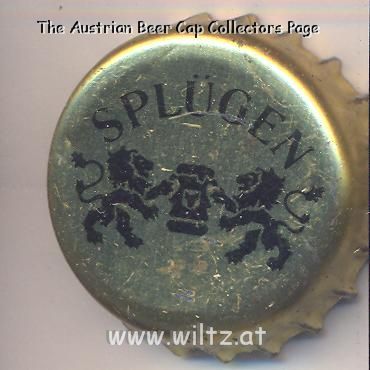 Beer cap Nr.8591: Splügen produced by Birra Poretti/Milano