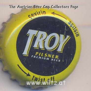 Beer cap Nr.8648: Troy Pilsner Premium Beer produced by Turk Tuborg/Izmir